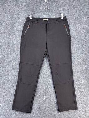 Camii Mia Black Fleece Lined Snow Pants Women’s 36X29* Hiking Outdoor Gorpcore